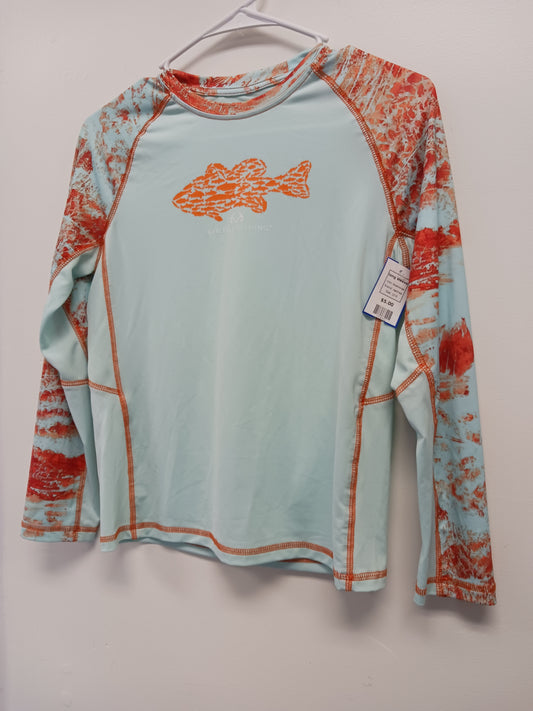 blue/orange realtree long sleeve, 10 B