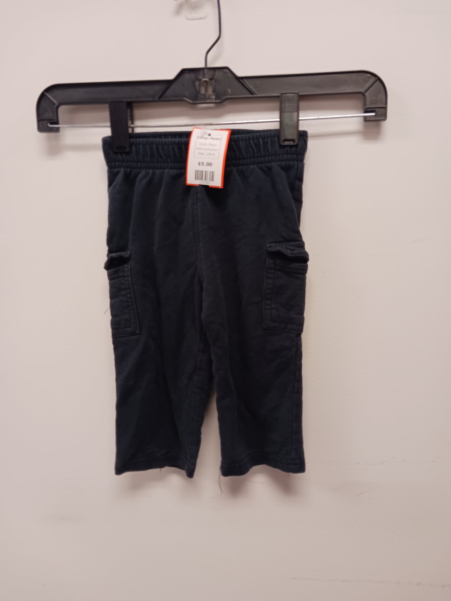 Black Jumping Bean Cargo Pants, 12M B