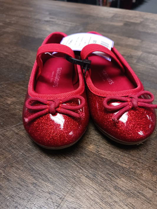 Red Glitter Thereabouts Flats, 5 G