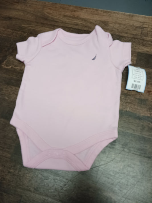 Pink Nautica Onesie, NB G