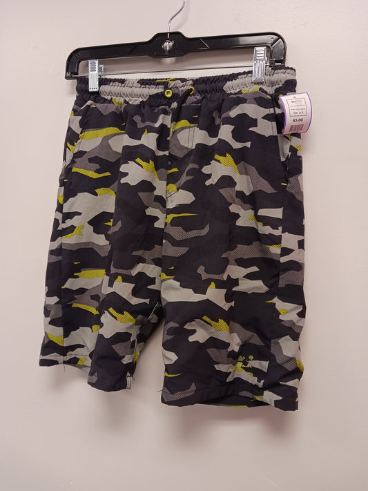 Grey/Black/Green Eddie Bauer Shorts, 14 B