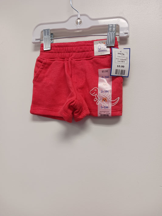 Red Garanimals Shorts, NB B