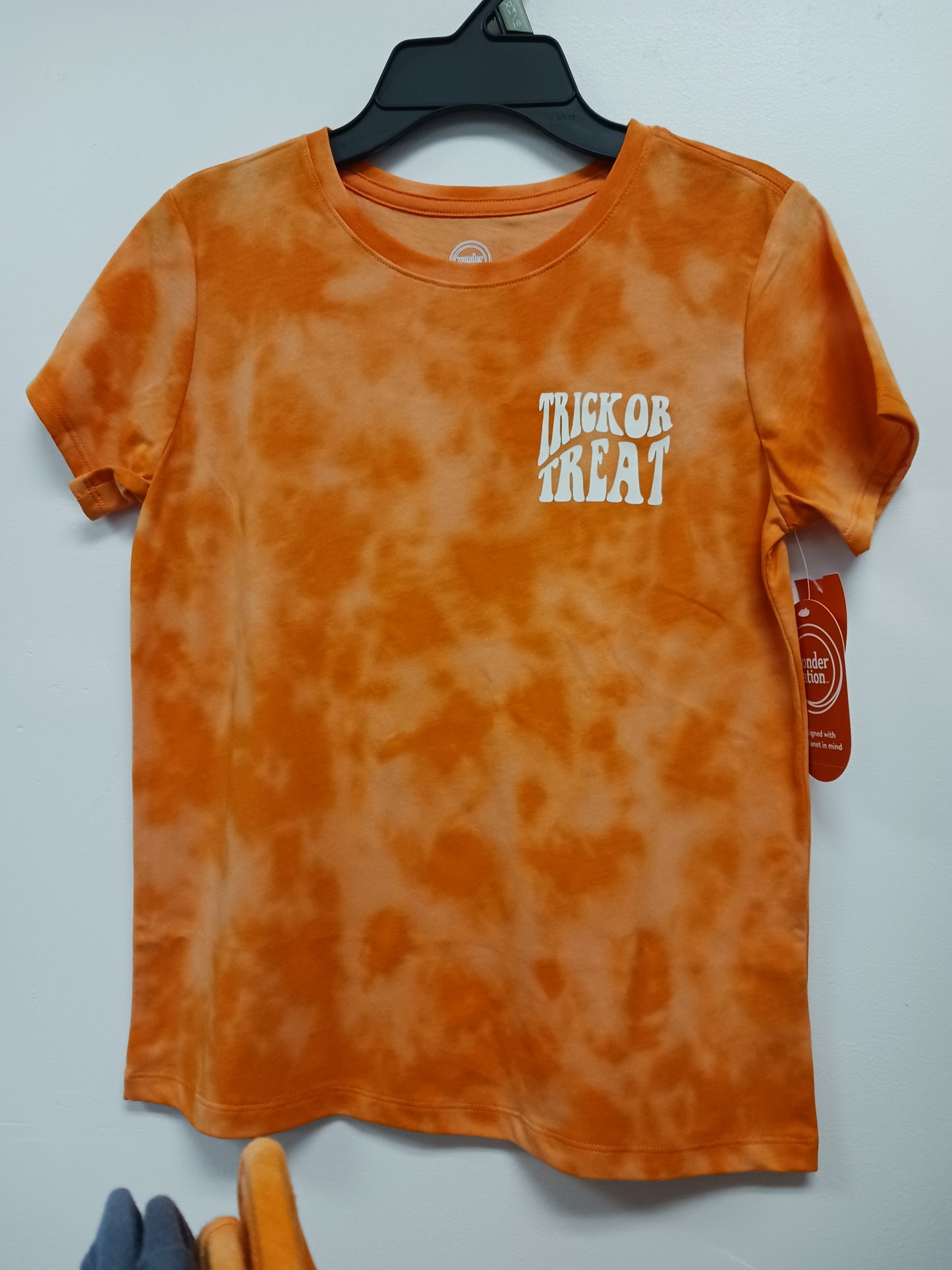 Orange Wonder Nation Trick or Treat Tshirt 14/16, 14 G