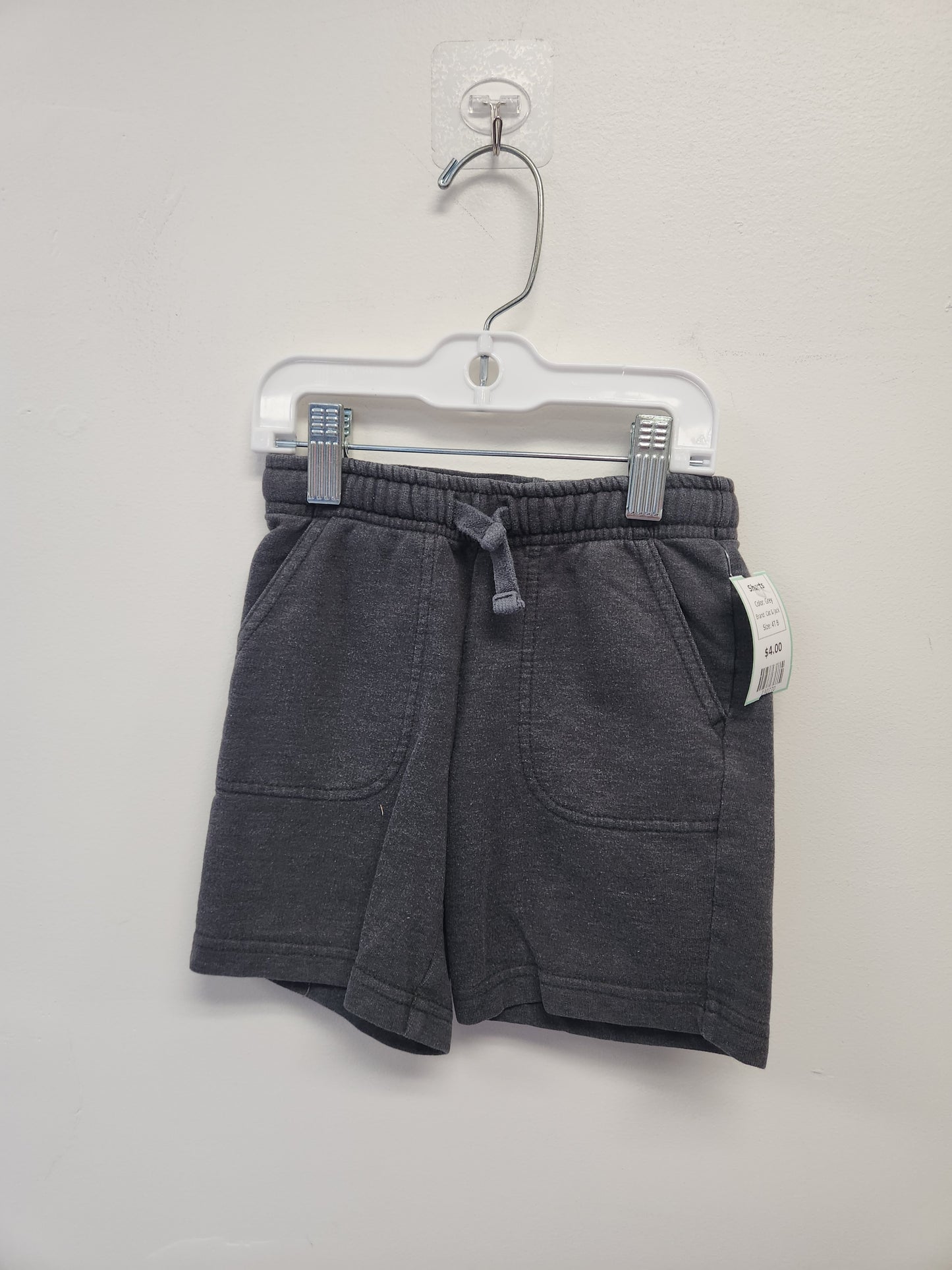 Grey Cat & Jack Shorts, 4T B