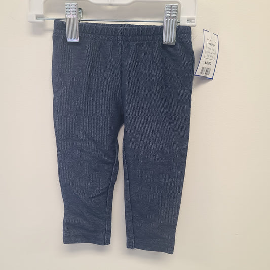 Blue Carters Leggings, 6M G