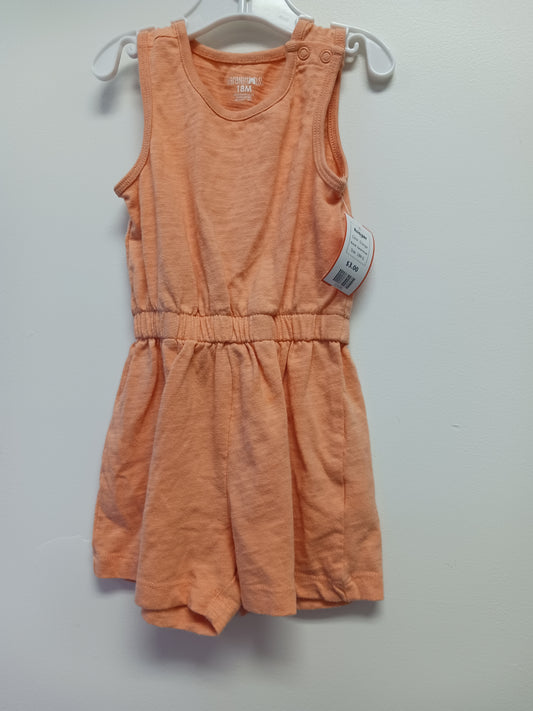 Orange Garanimals Romper, 18M G