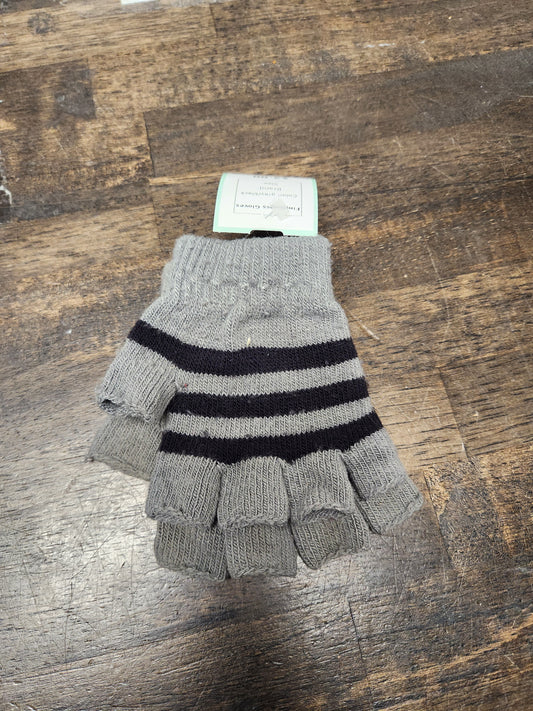 grey/black  Fingerless Gloves