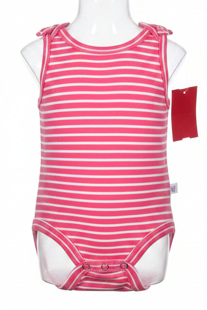 Pink/White Striped Carters Tank Top Oneise, 9M G