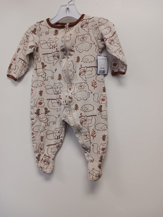 Brown Wonder Nation Animal Sleeper 6/9m, 6M B