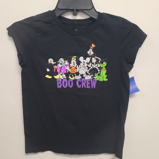 Black Disney Boo Crew Halloween Shirt 10/12, 10 G