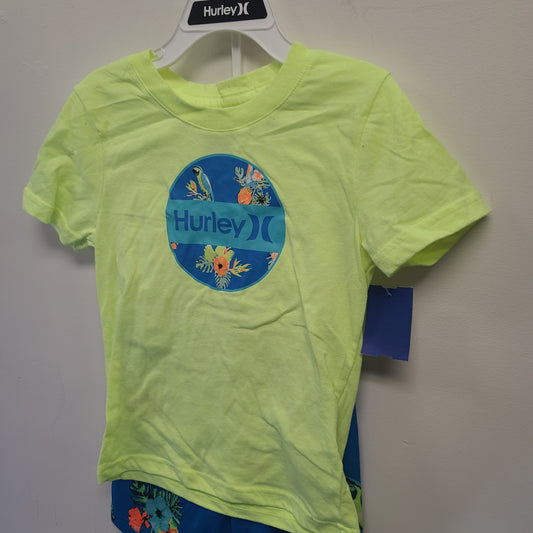 Green/Blue Hurley Outfit, 4T B