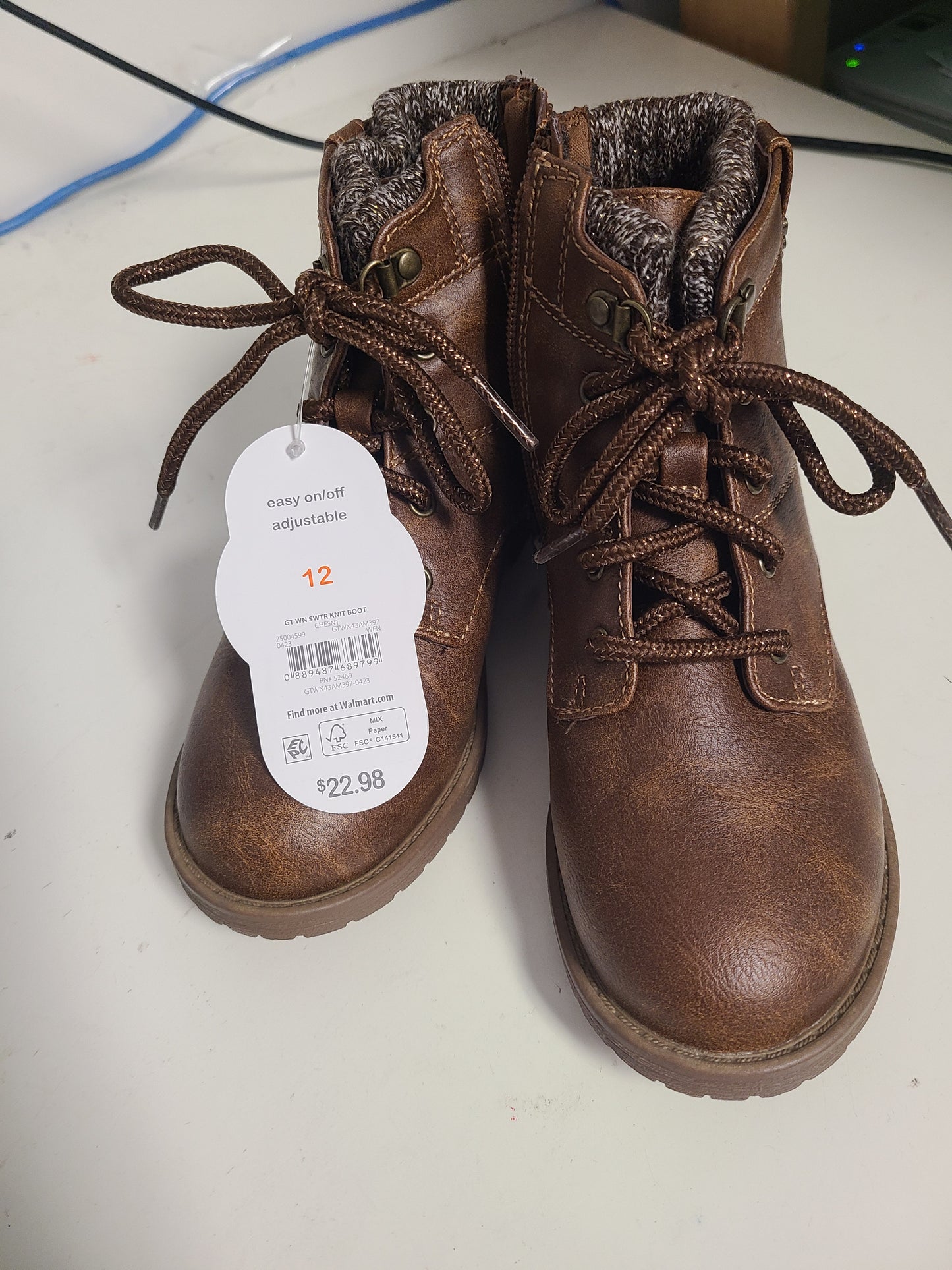 Brown Wonder Nation Boots, 12 G