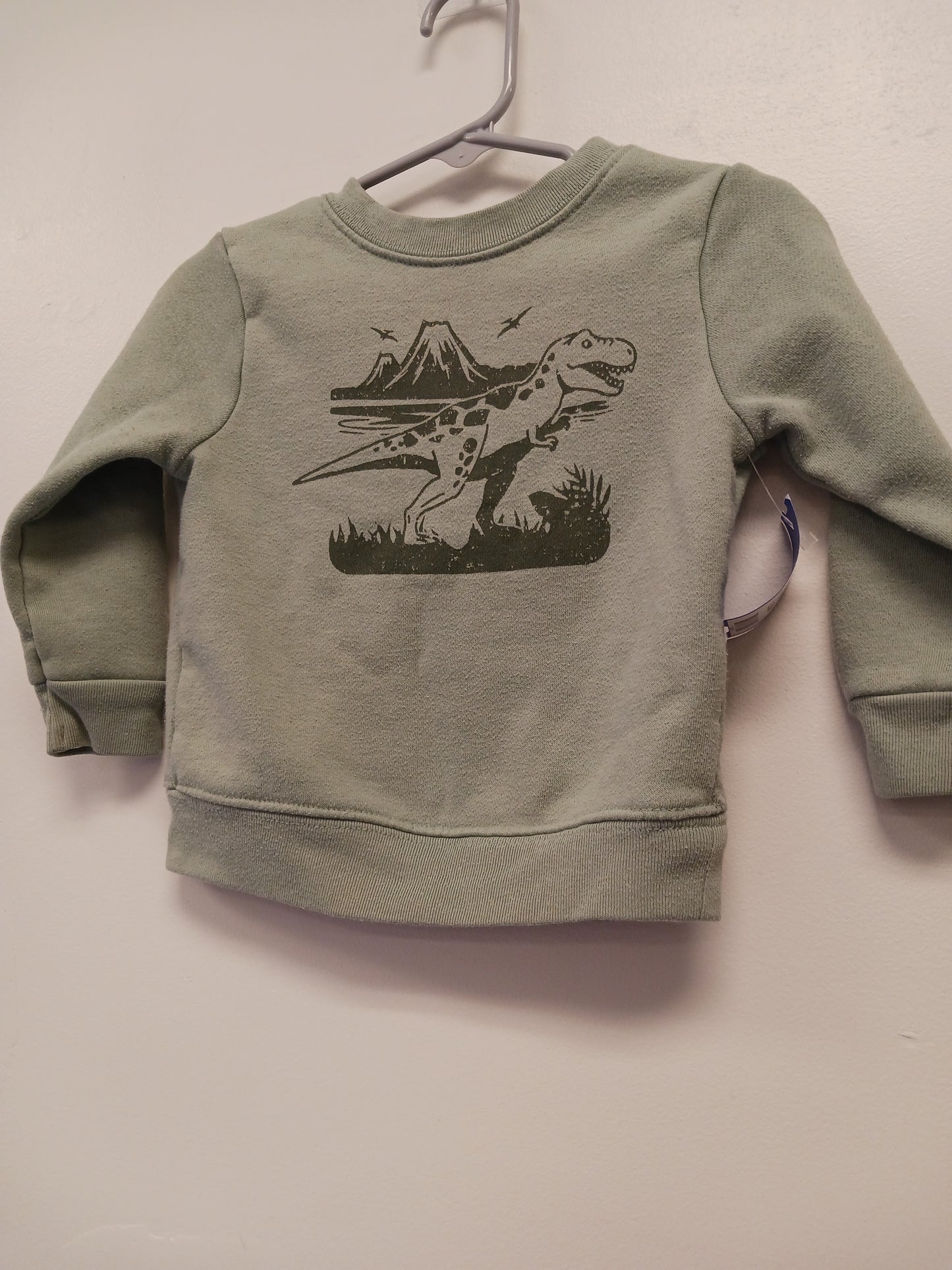 green Garanimals Dino Sweat Shirt, 18M B