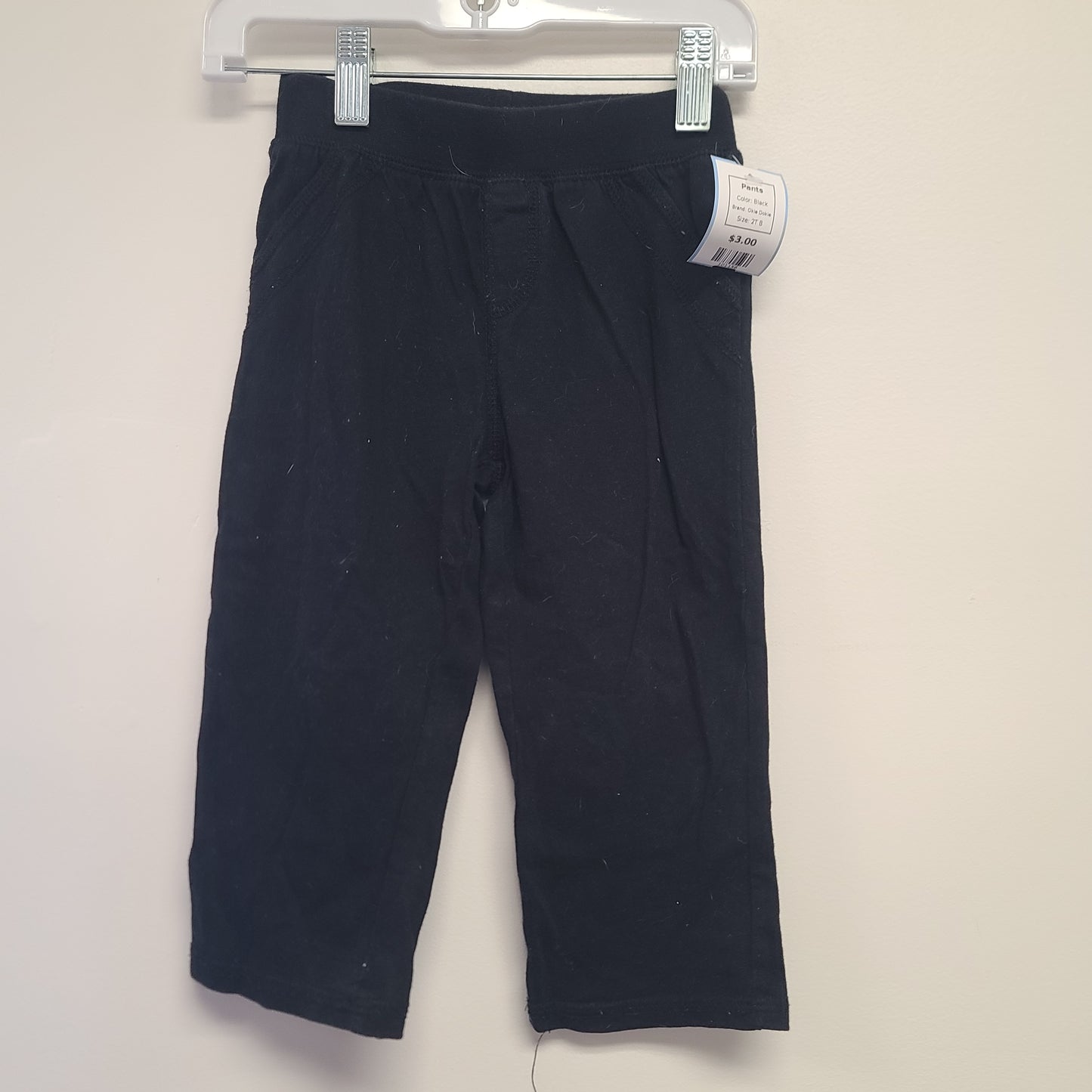 Black Okie Dokie Pants, 2T B