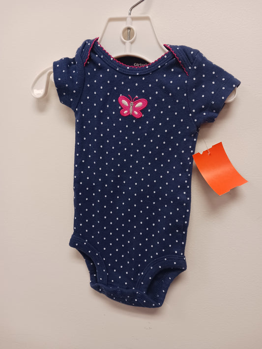 Blue Carters Butterfly Onesie, NB G