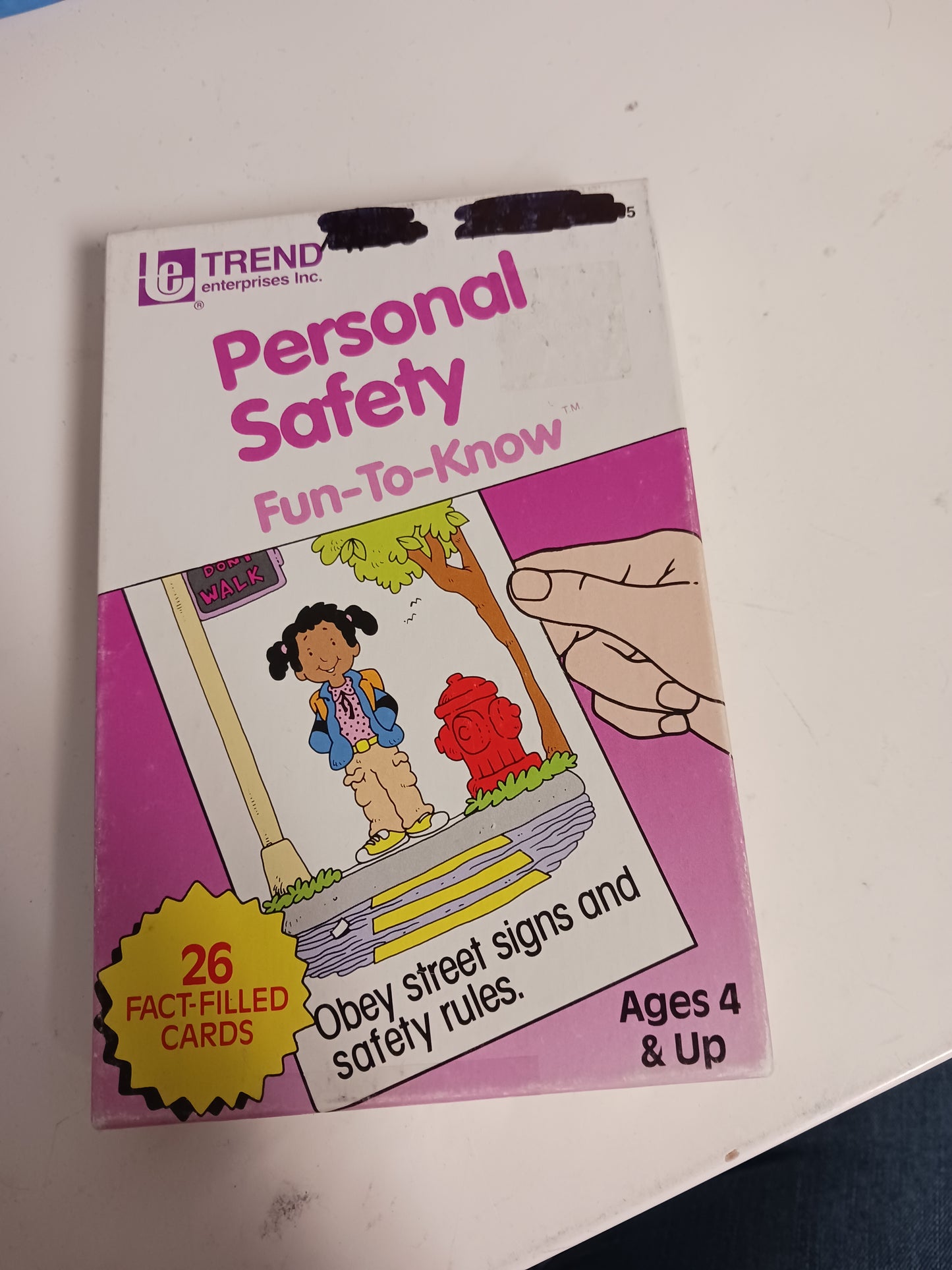 Personal Safety Flash Cards