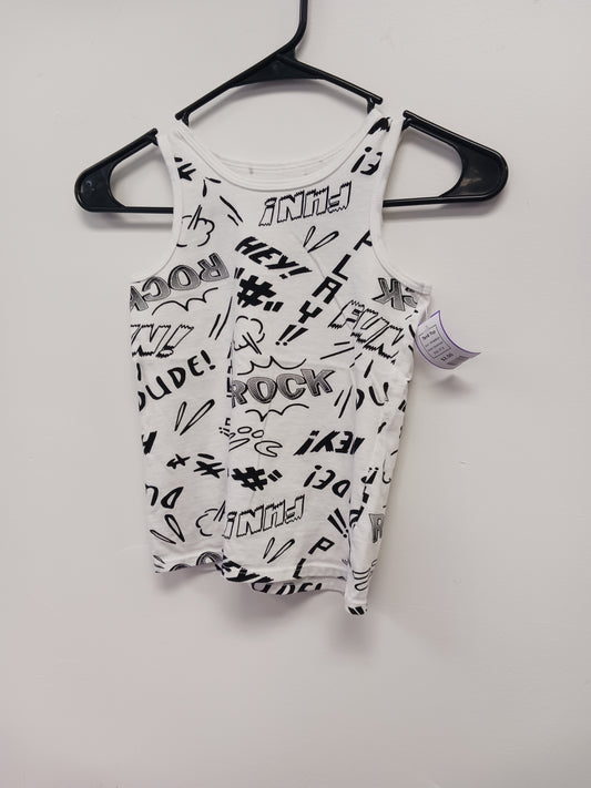 White/Black Garanimals Tank Top, 5T B