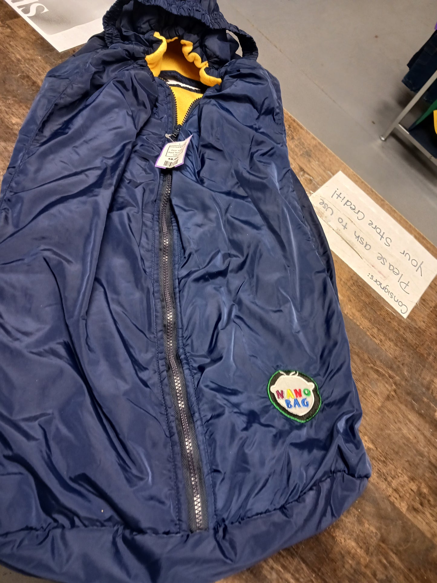 blue Nano Bag Snow Suit Bunting