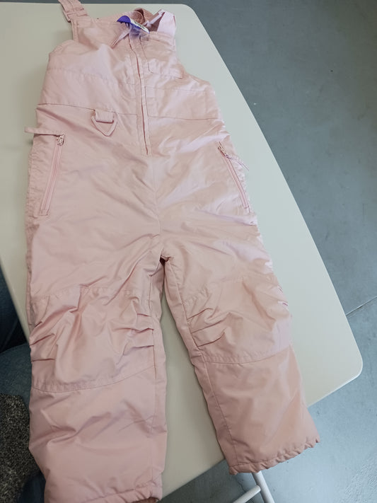 Pink P.A.B. Kids Snow Bibs, 2T G