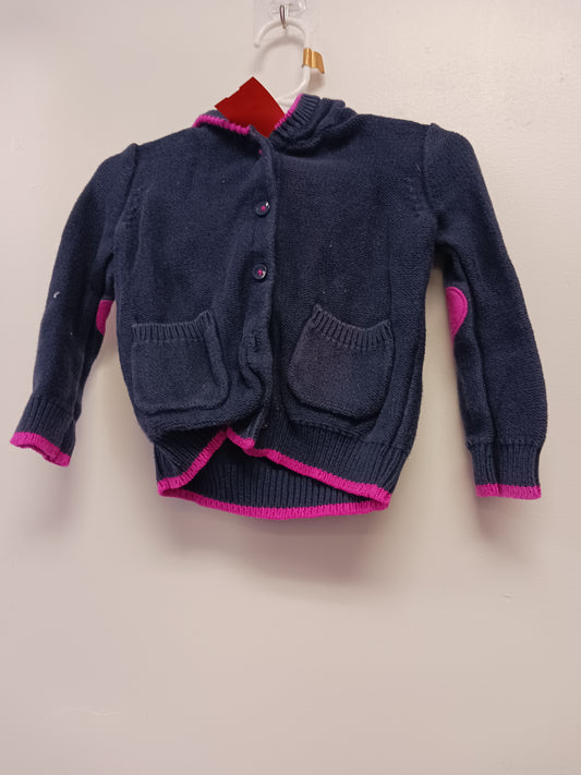 Navy Gymboree Hooded Sweater 18/24m, 18M G
