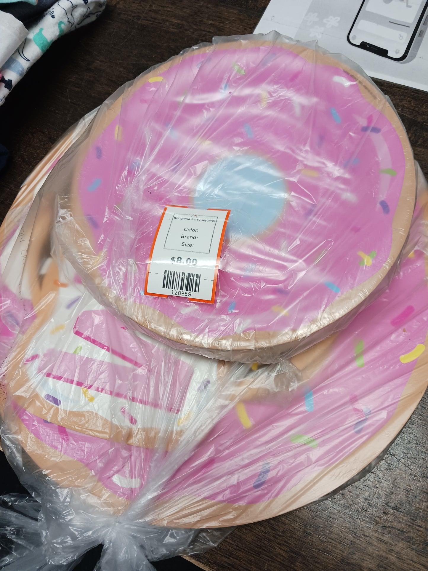 Doughnut Party supplies
