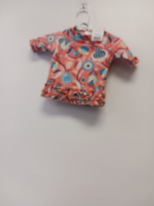 Pink/Blue Ruffle Butts 2 Piece swimsuit, 3-6M G