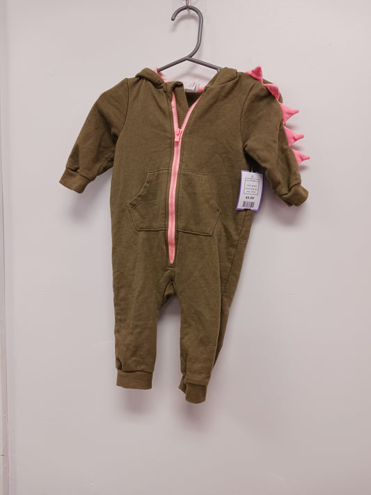 green Cat & Jack Hooded One piece 3-6m, 3M G
