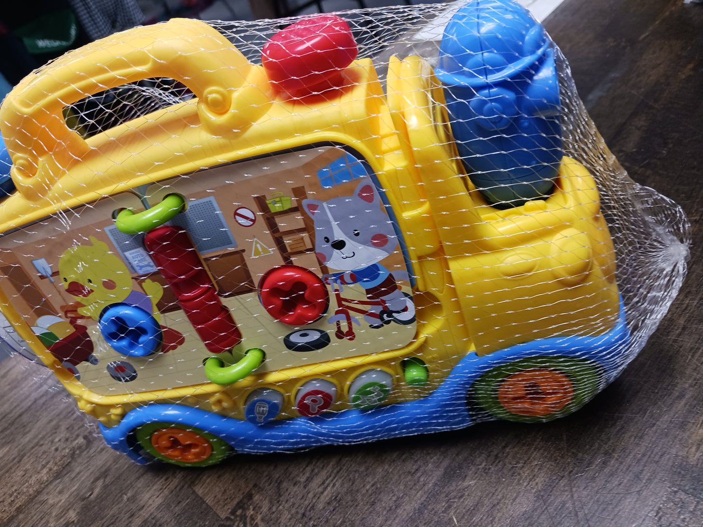 Yellow/Blue  Musical Tool Truck