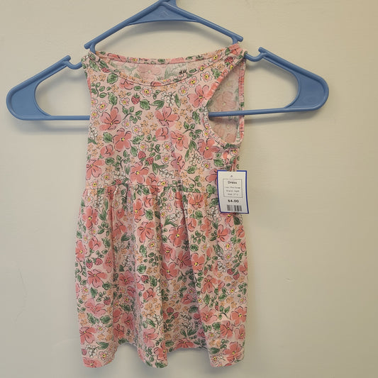 Pink Flower H&M Dress, 2T G