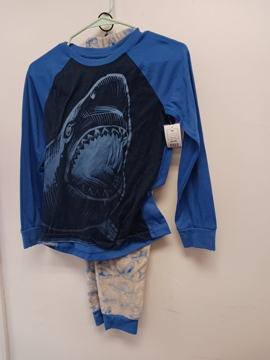 Blue/Grey Shark Wonder Nation Pjs, 10 B