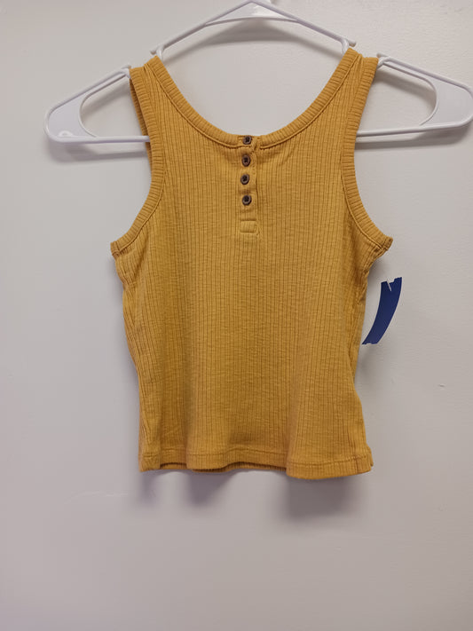 Gold Old Navy Ribbed Tank Top, 8 G