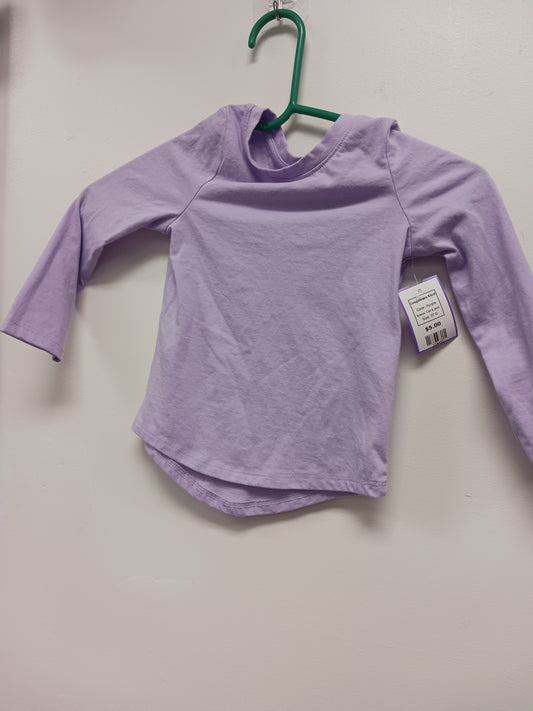 Purple Cat & Jack Longsleeve Shirt, 3T G