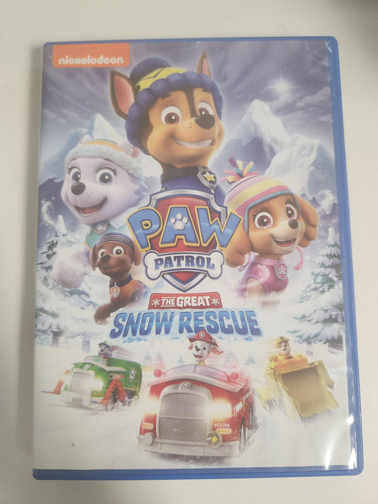 Paw Patrol The Great Snow Rescue DVD