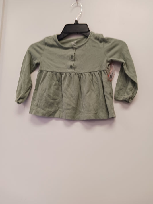 Green Carters Longsleeve Shirt, 3T G