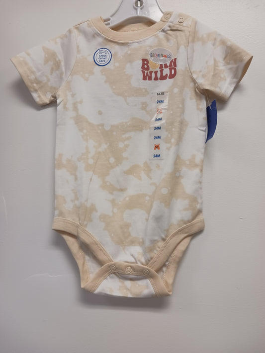 tan Garanimals Born Wild Onesie, 2T B