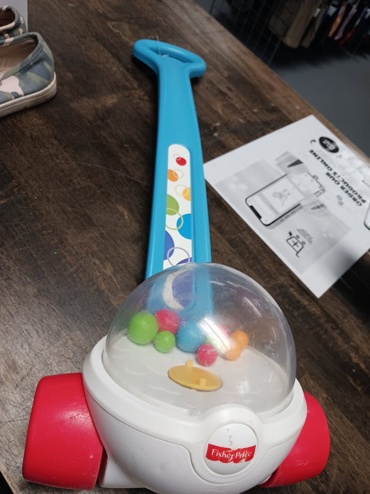 White/Blue/Red Fisher Price Popper