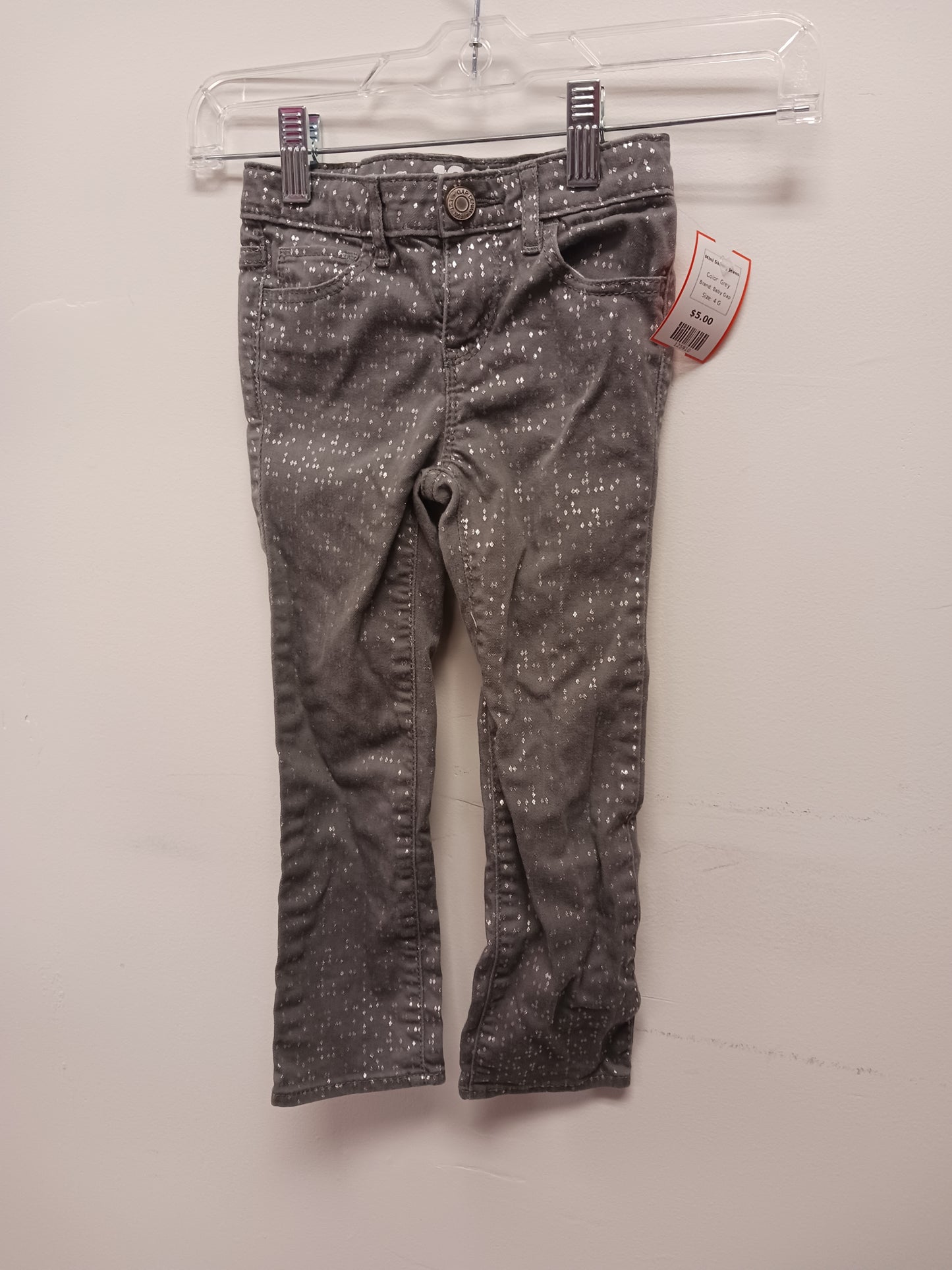 Grey Baby Gap Mini Skinny Jeans, 4 G