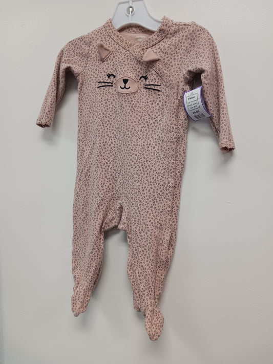 Pink Cheetah Carters Sleeper, 9M G