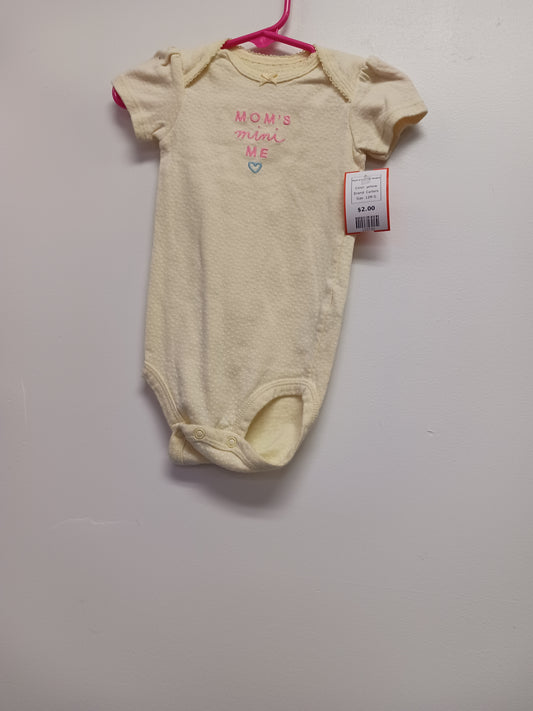 yellow Carters Mom's Mini Me Onesie, 12M G