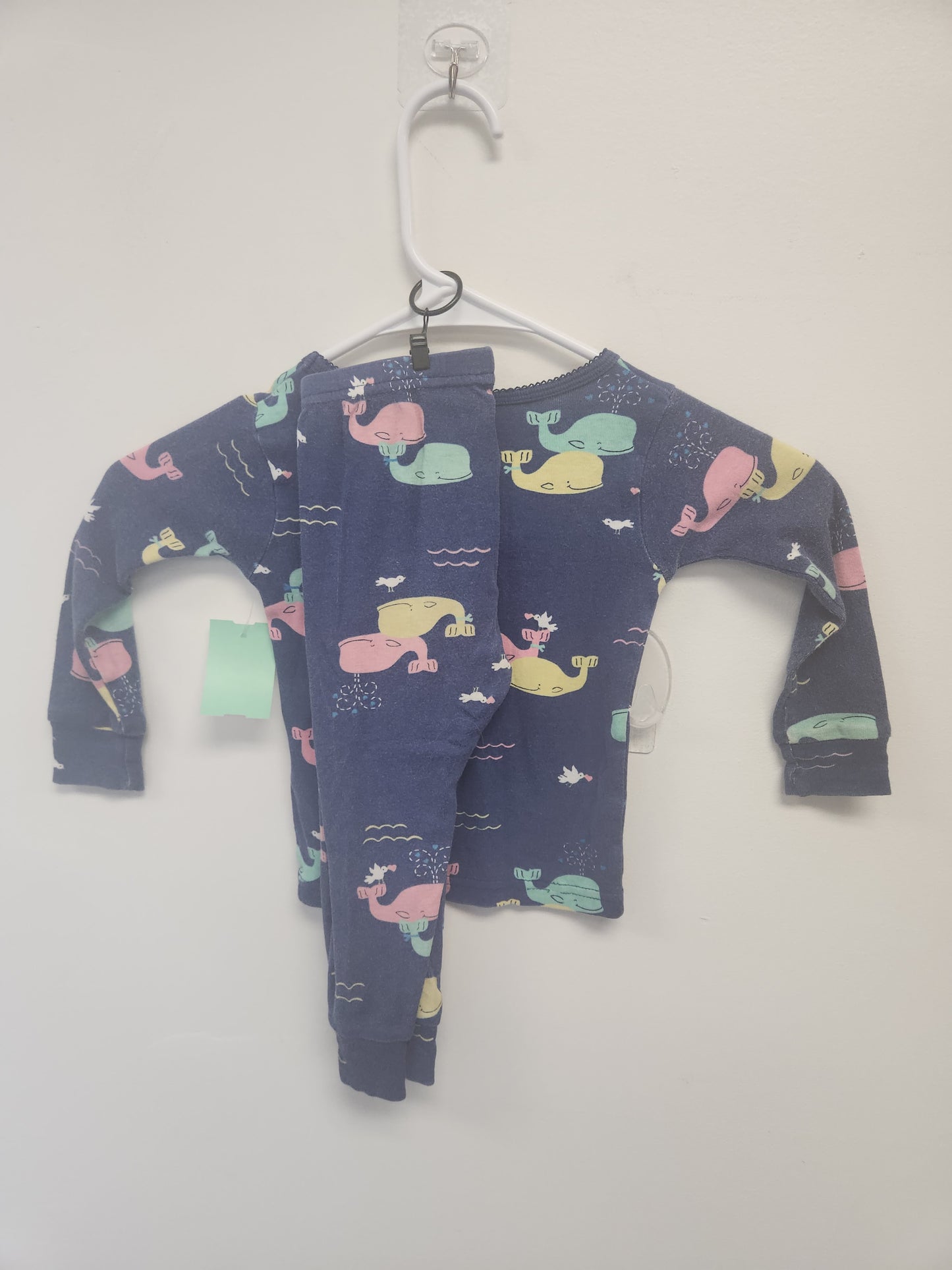 Navy Whale Carters Outfit, 2T G