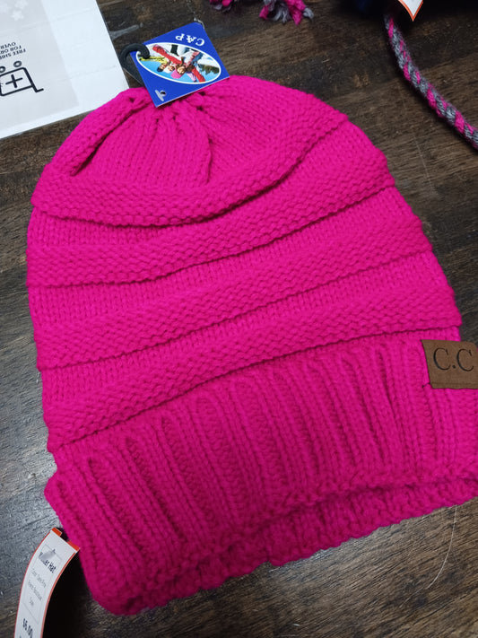 Dark Pink Boutique Winter Hat