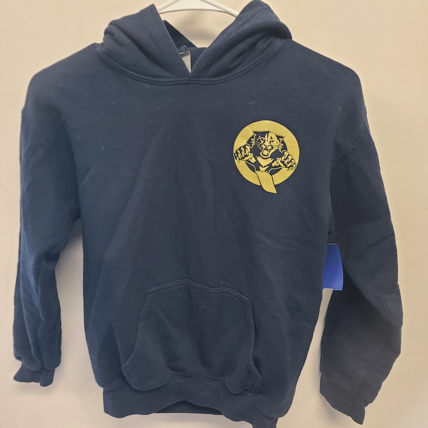 Blue  Quincy Panthers hoodie, 8 B