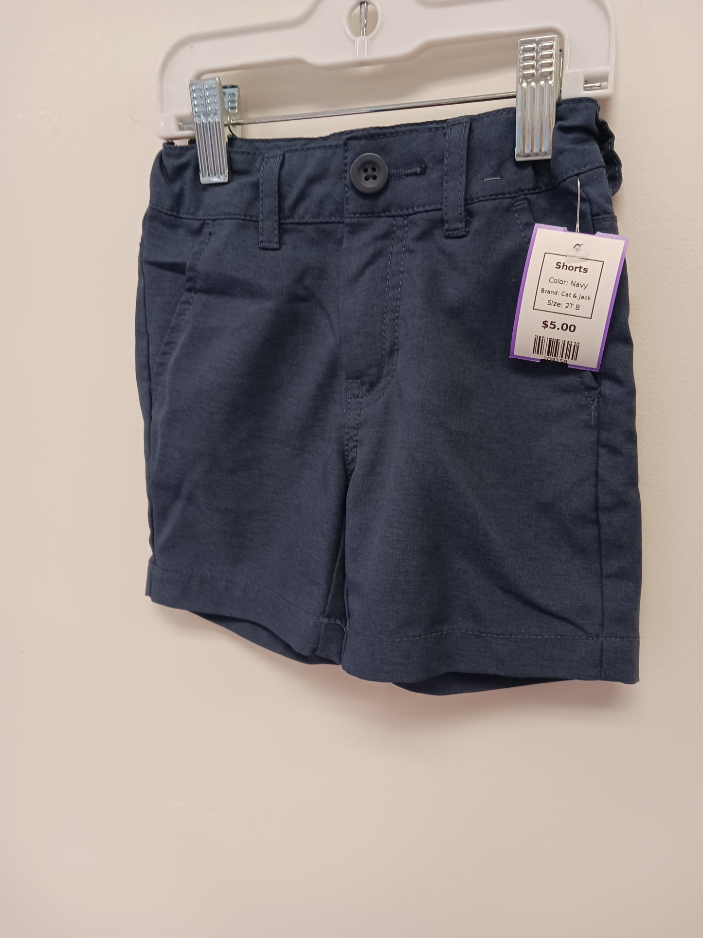 Navy Cat & Jack Shorts, 2T B