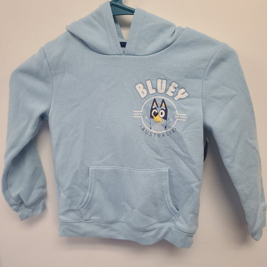 Blue bluey bluey hoodie, 5T B
