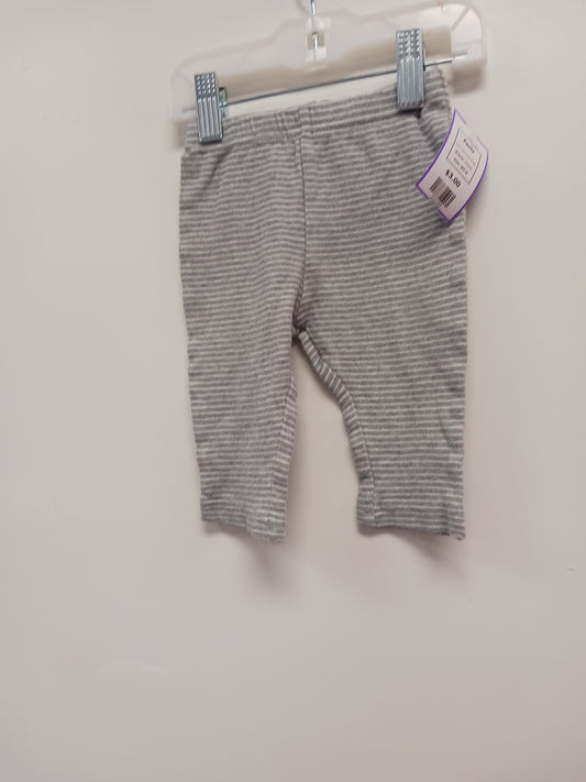 Grey/White Striped Circo Pants, 6M B