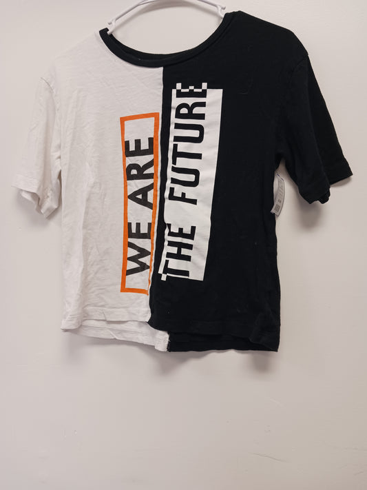 White/Black Art Class We Are The Future Tshirt 10/12, 10 B