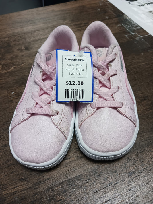 Pink Puma Sneakers, 9 G