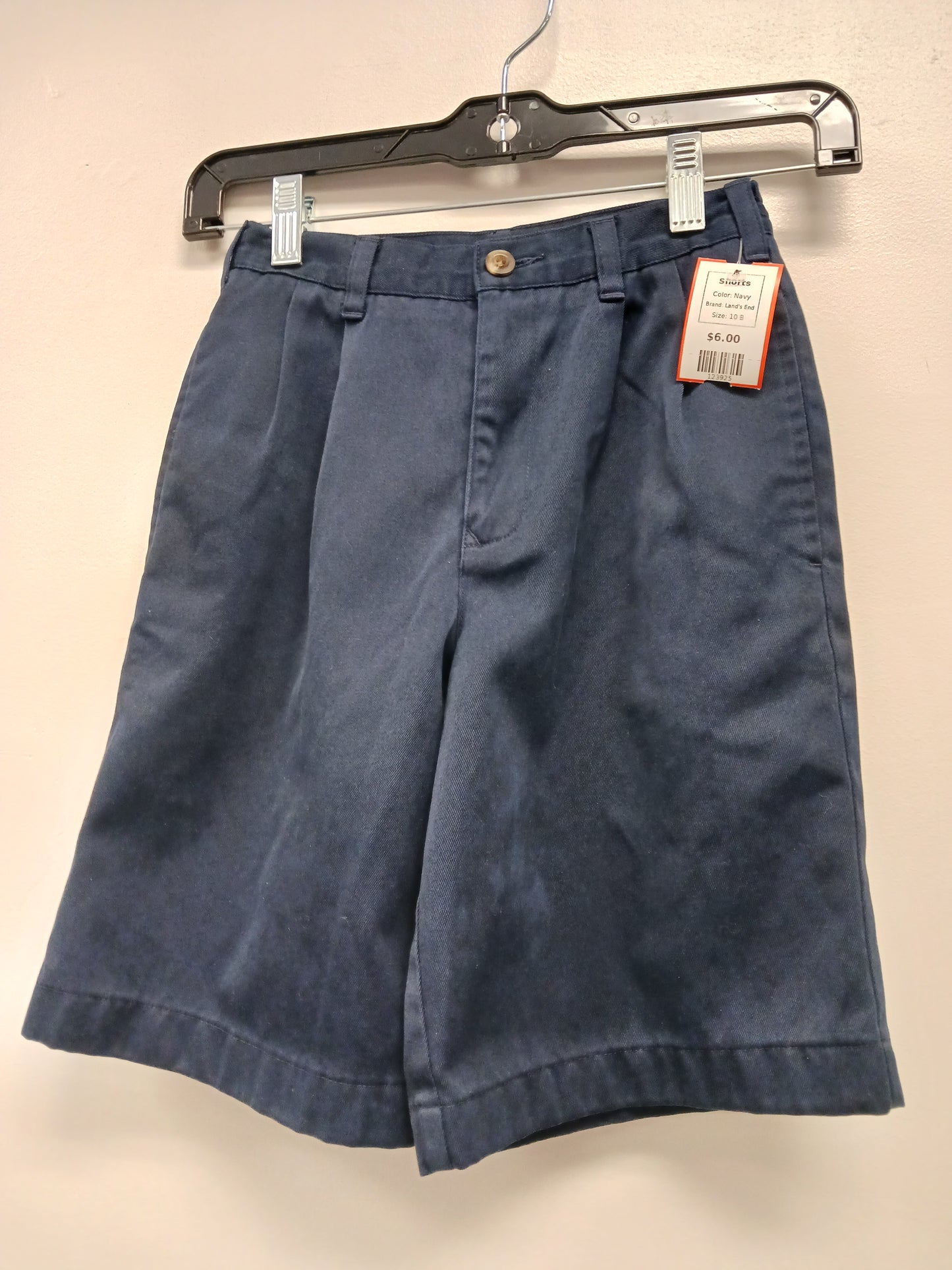 Navy Land's End Shorts, 10 B
