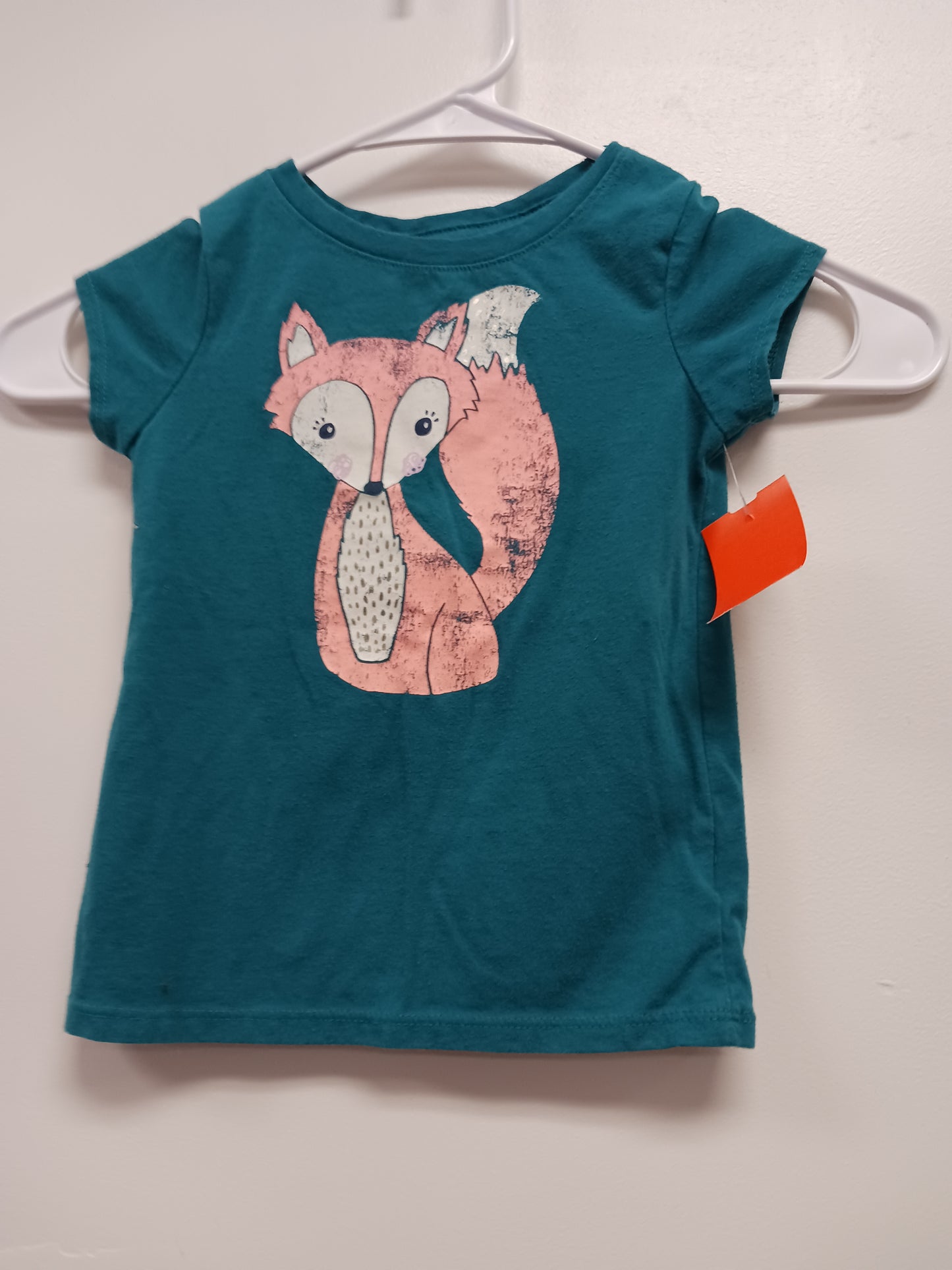 Green Cat & Jack Fox Tshirt, 2T G