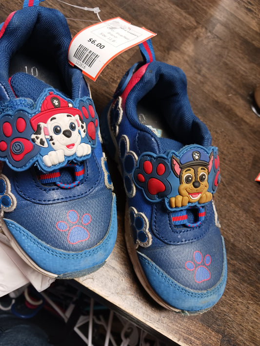 Blue/Red  Paw Patrol Sneakers, 11 B